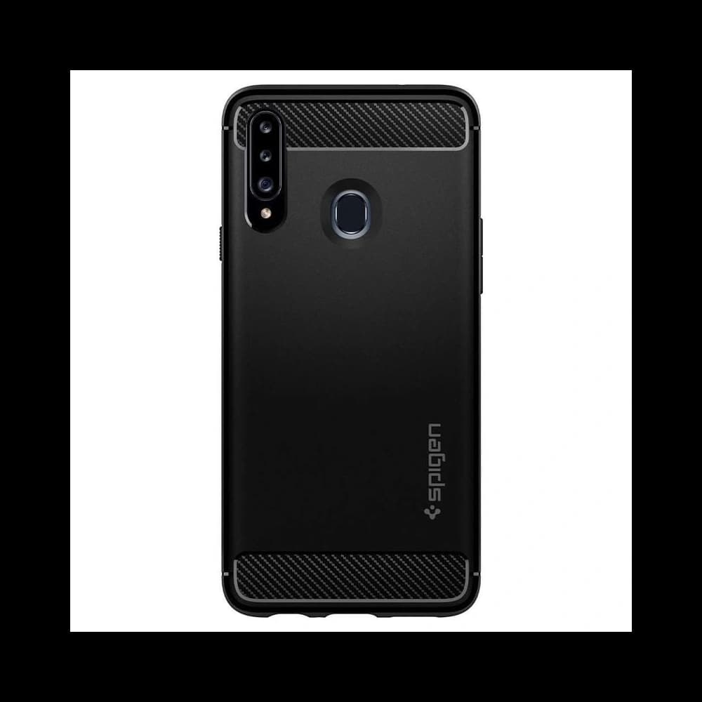 Spigen Rugged Armor Galaxy A20s Matná Černá - 3