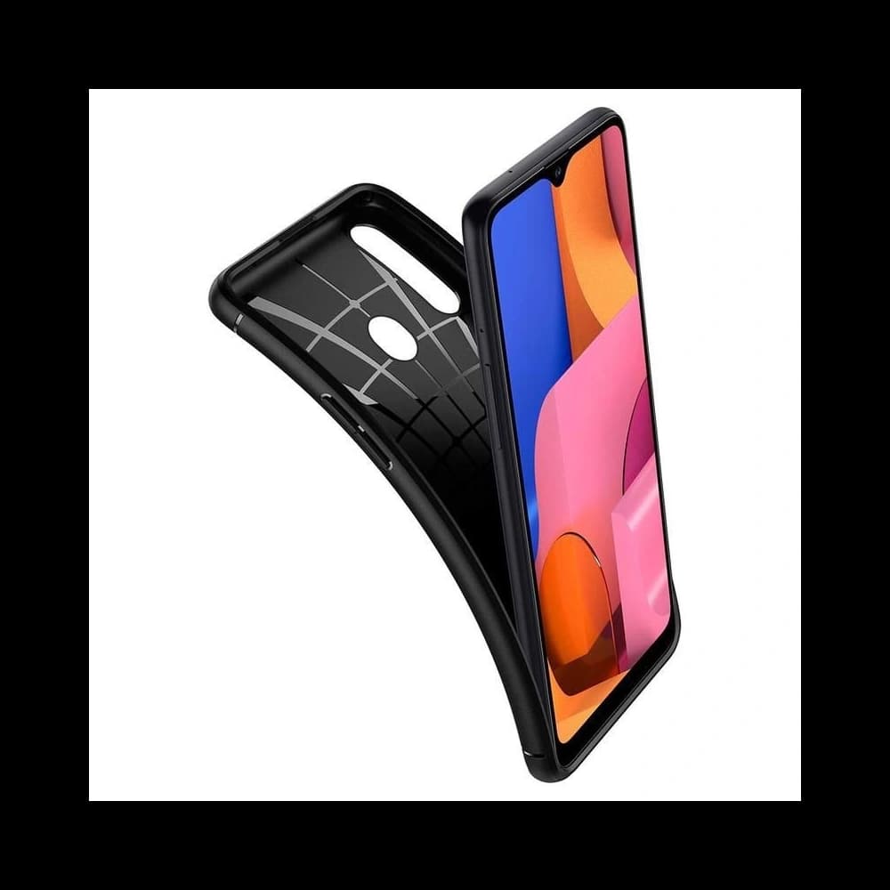 Spigen Rugged Armor Galaxy A20s Matná Černá - 4