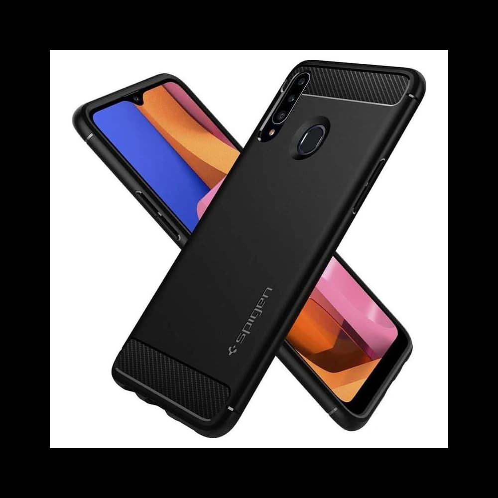 Spigen Rugged Armor Galaxy A20s Matná Černá - 5
