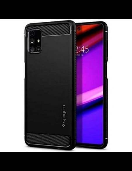 Spigen Rugged Armor Galaxy M51 Matt Fekete