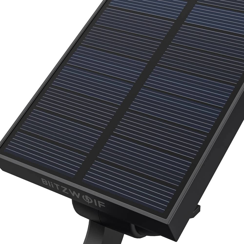 External Blitzwolf LED solar lamp BW-OLT2 with dusk sensor, 1800mAh - 3