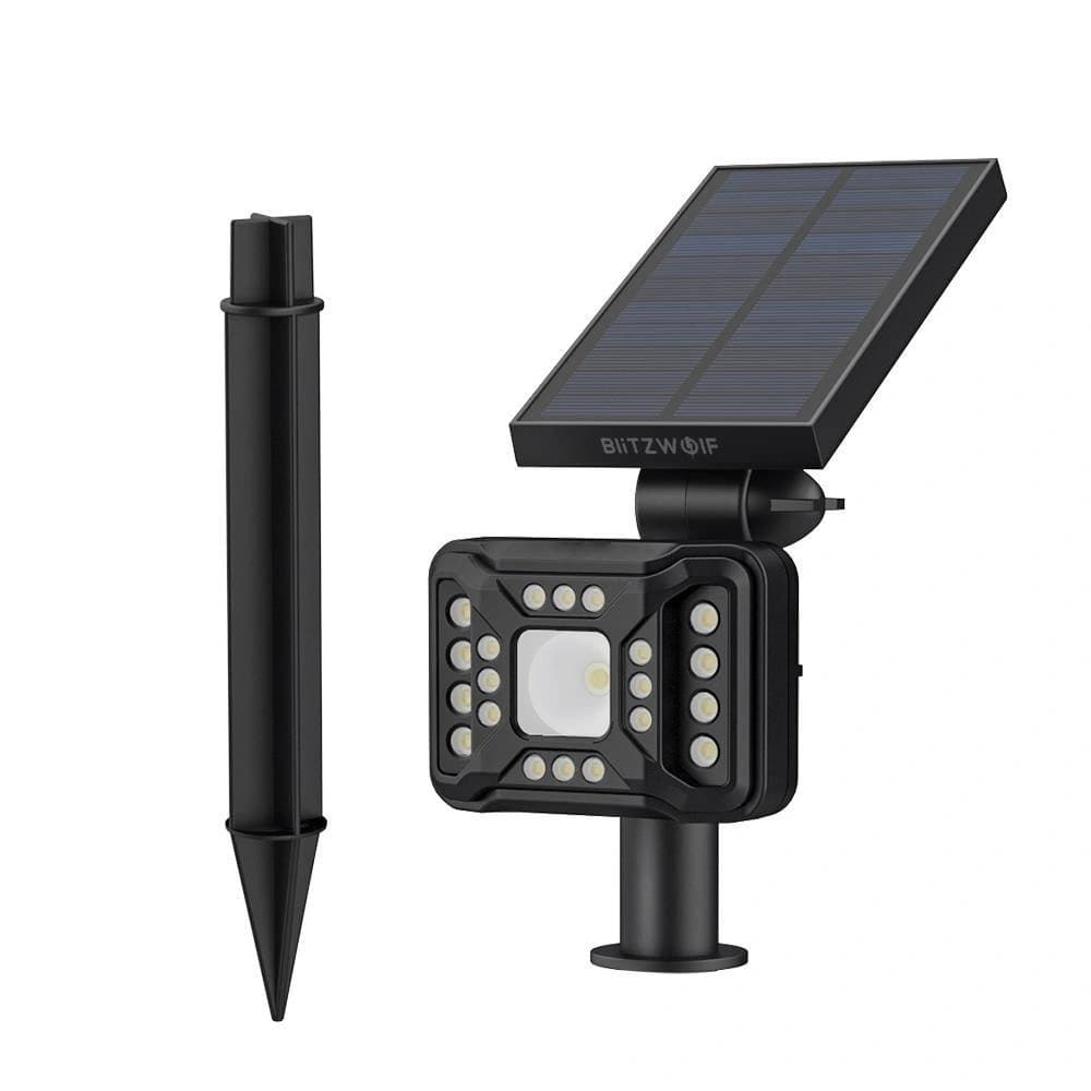 External Blitzwolf LED solar lamp BW-OLT2 with dusk sensor, 1800mAh - 4