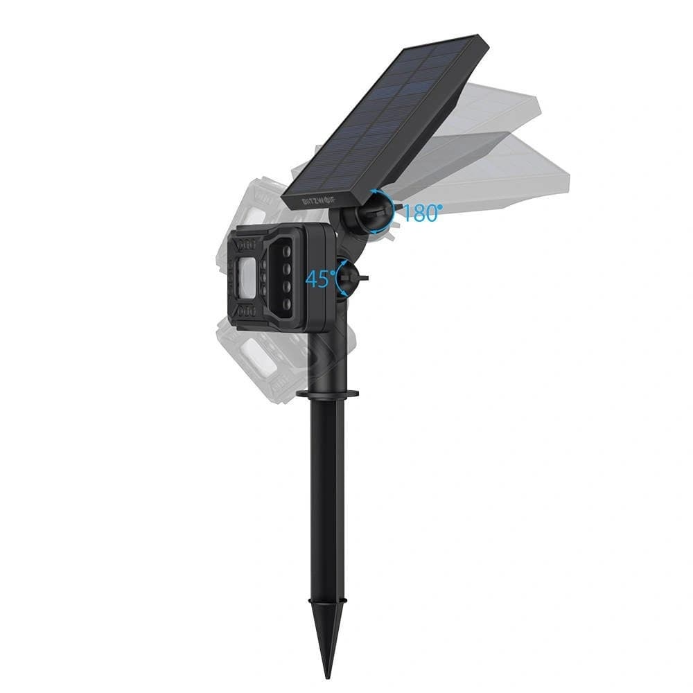 External Blitzwolf LED solar lamp BW-OLT2 with dusk sensor, 1800mAh - 5