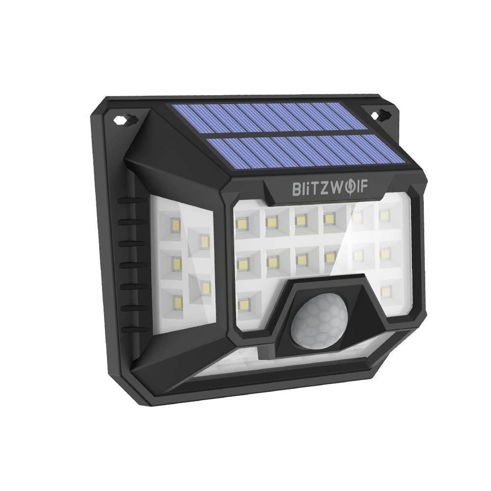 Lampa solară LED externă Blitzwolf BW-OLT3 cu senzor de întuneric și crepuscular, 1200mAh (2 bucăți) - 3