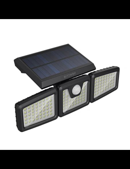 Blitzwolf BW-OLT4 LED-Solar-Außenlampe mit Dämmerungssensor, 1800mAh