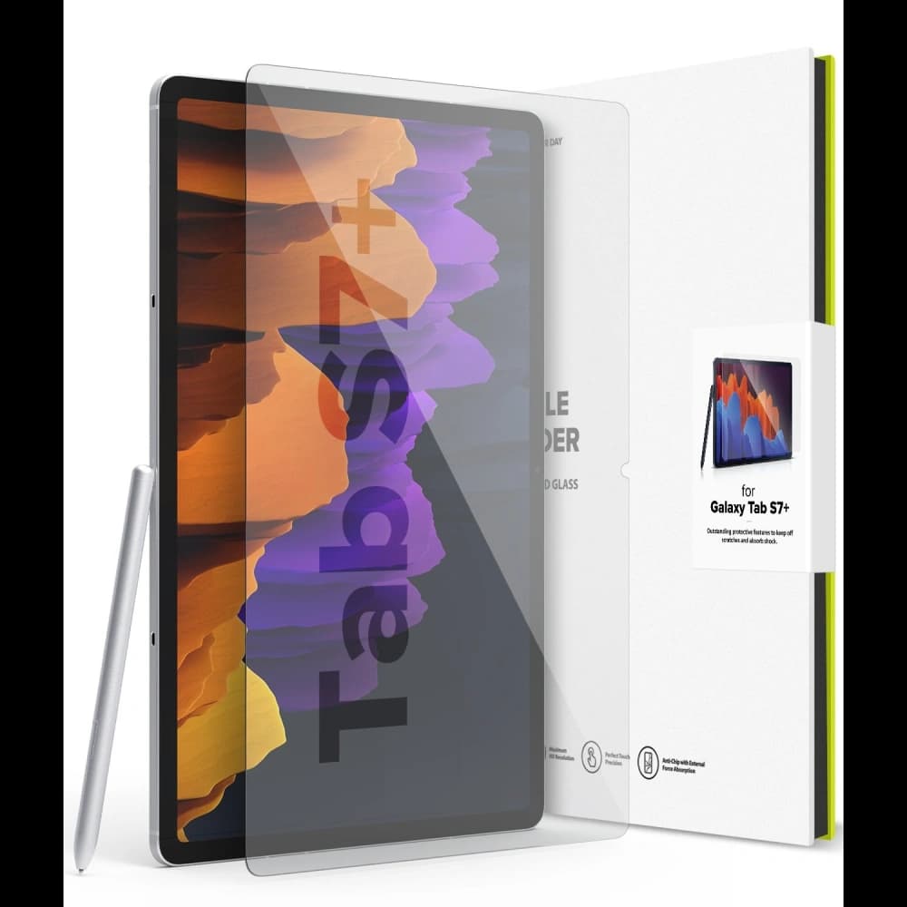 Edzett üveg Ringke ID Glass Samsung Galaxy Tab S7+ Plus/S8 + Plus 12.4