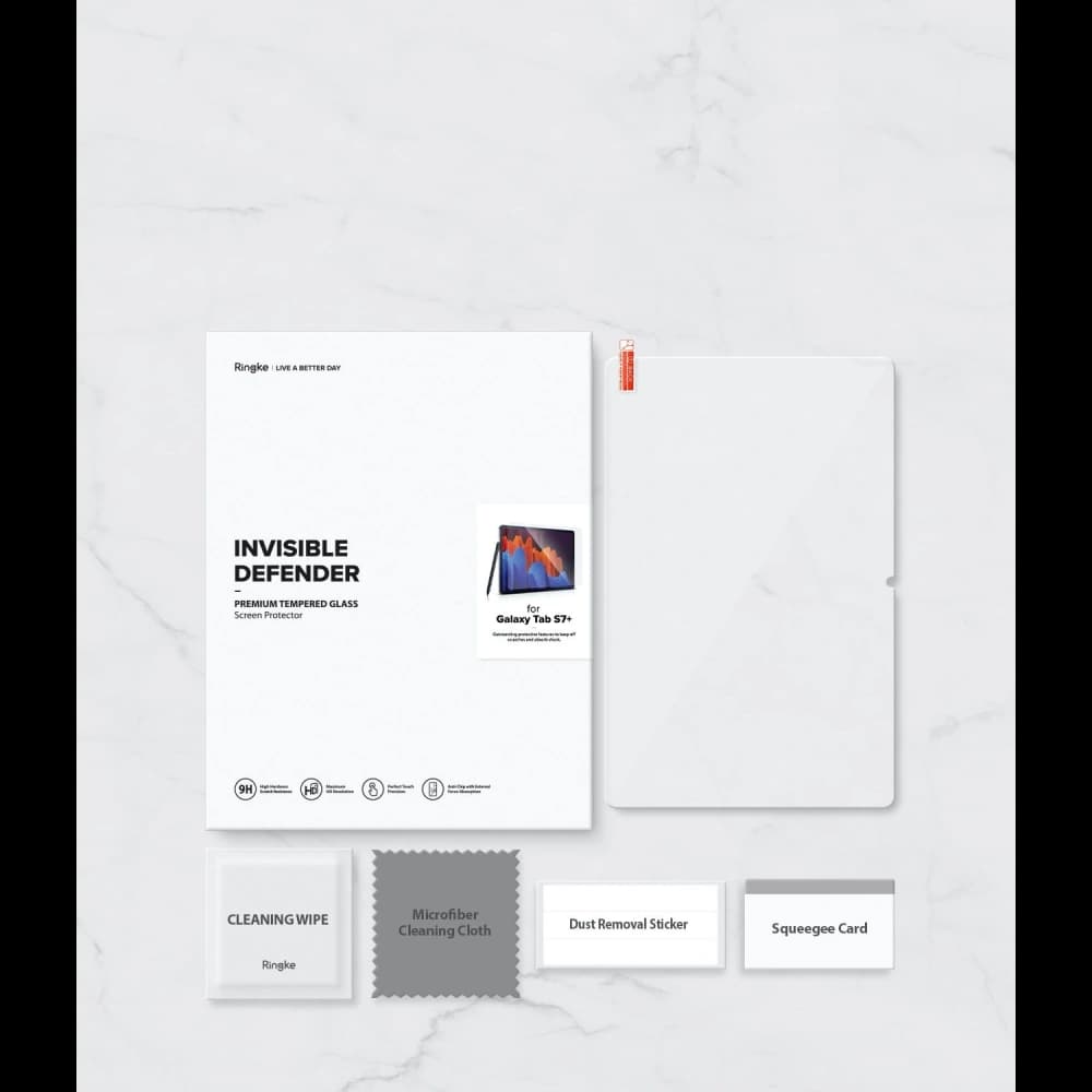 Edzett üveg Ringke ID Glass Samsung Galaxy Tab S7+ Plus/S8 + Plus 12.4 - 8