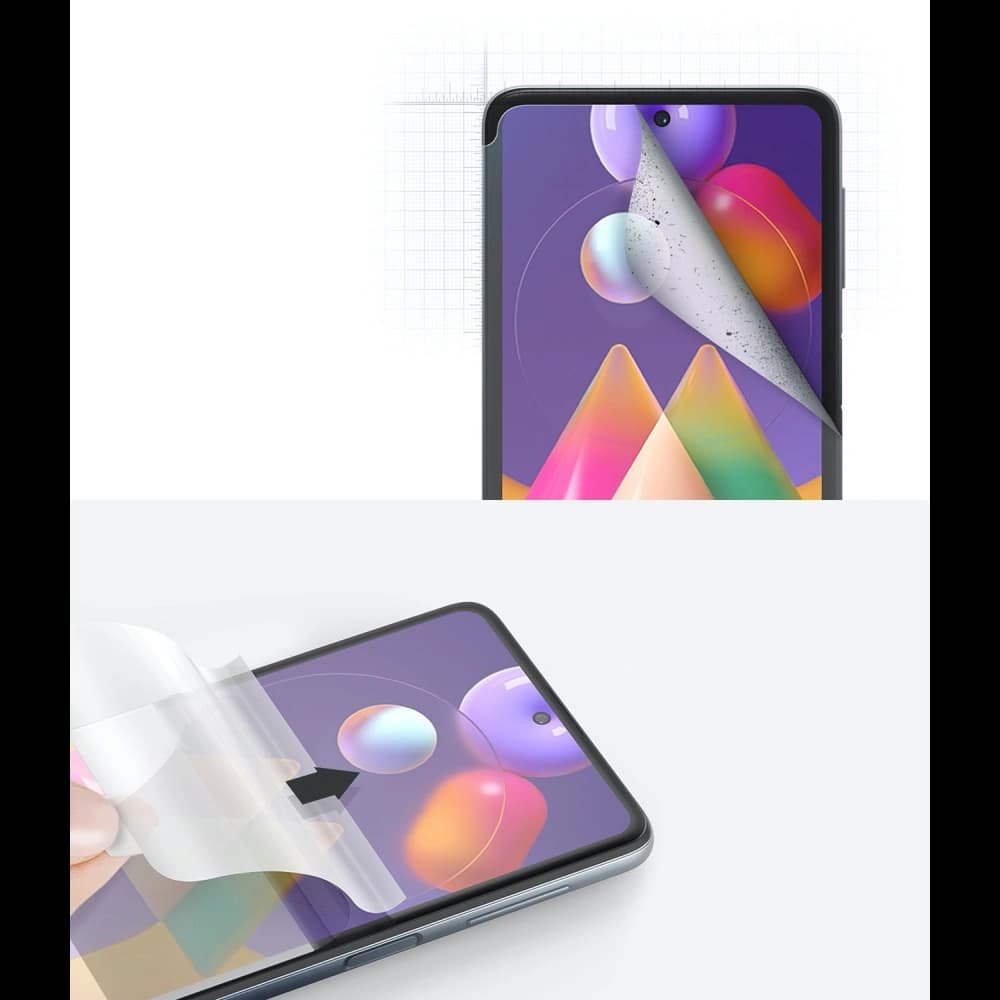 Folia hydrogel Ringke Dual Easy Wing Full Cover Samsung Galaxy M31s [2 PACK] - 3