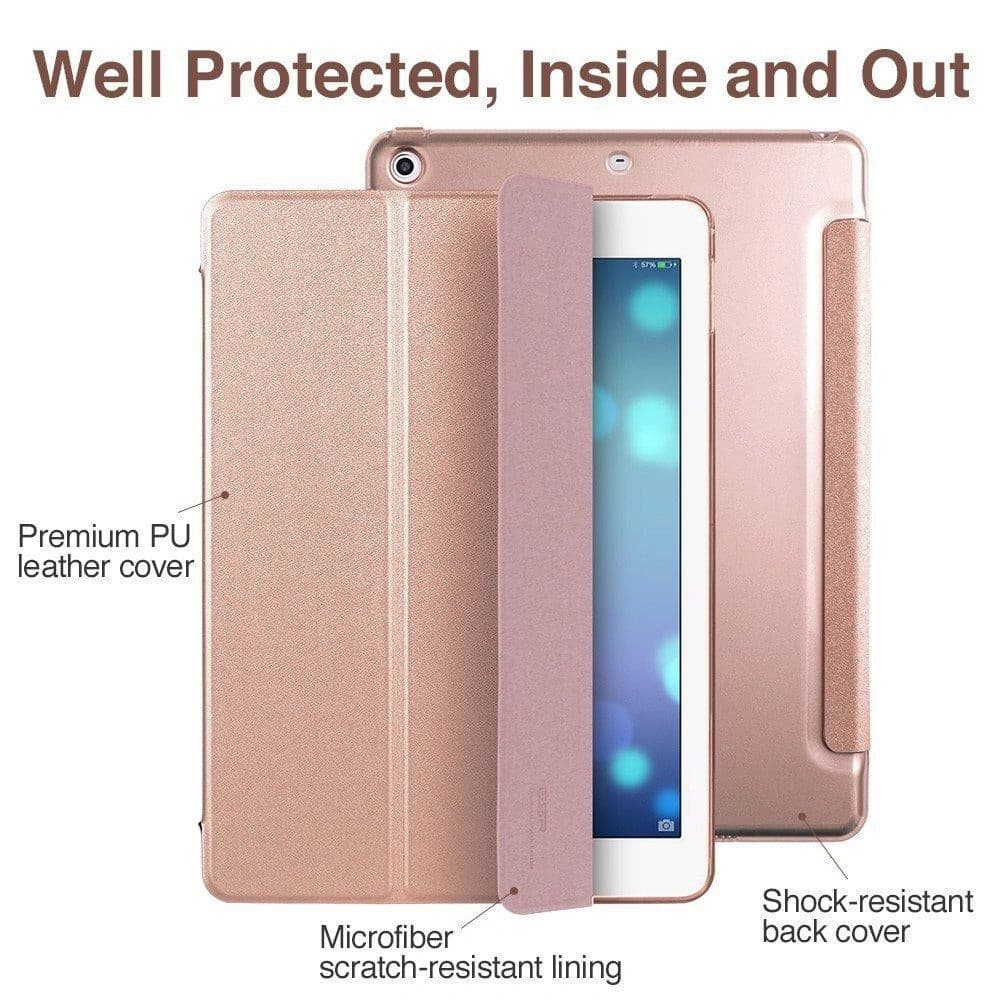 Etui ESR Yippee Apple iPad 9.7 2017/2018 (5. și 6. generație) Rose Gold - 4