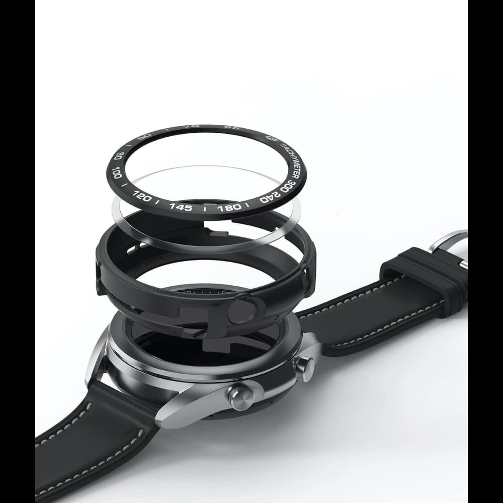Etui Ringke Air Sports + nakládka Ringke Bezel Styling Samsung Galaxy Watch 3 41mm Black GW3-41-10 - 4