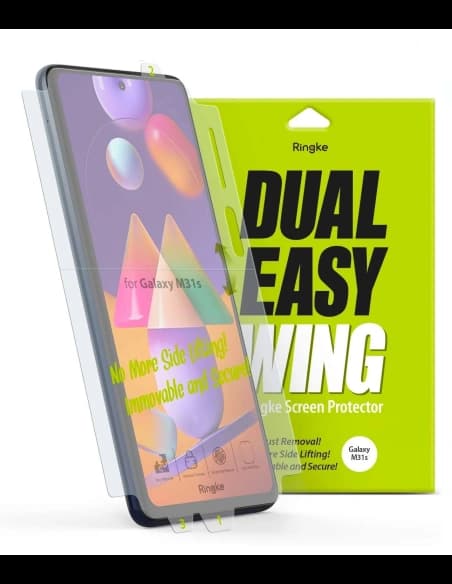 Ringke Dual Easy Wing Full Cover Samsung Galaxy M31s [2 PACK]