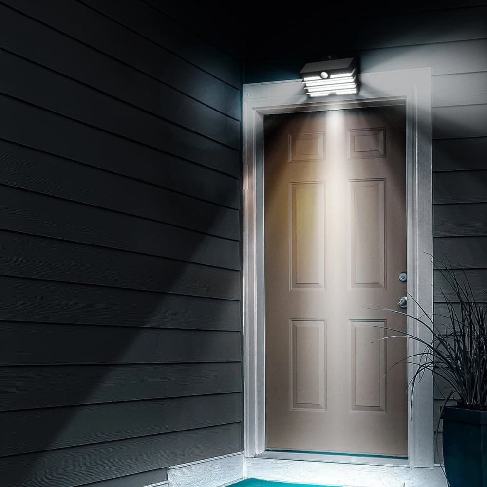 Kültéri LED napenergiás lámpa Baseus mozgásérzékelővel - 2 db (fekete) - 10