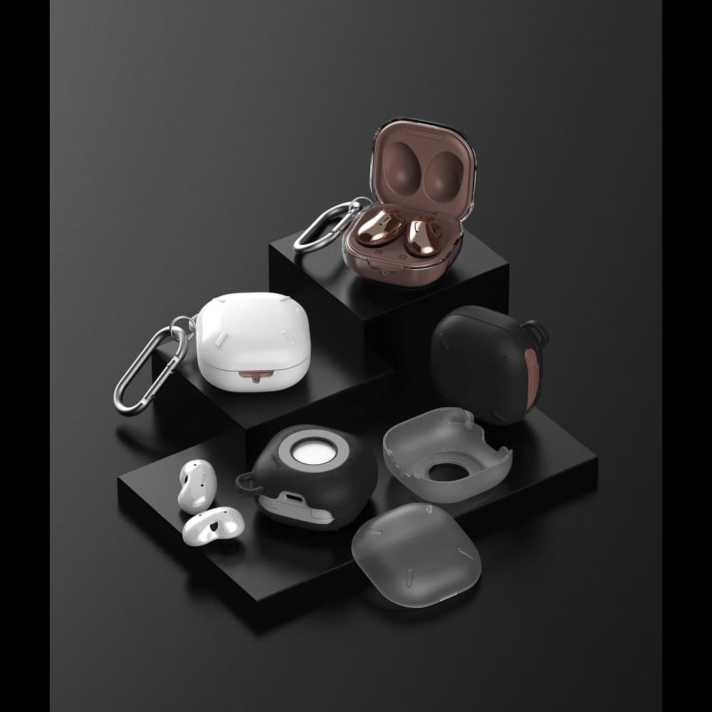 Etui Ringke Slim-X Samsung Galaxy Buds 2/2 Pro/Live/Pro Lesklá bílá - 2