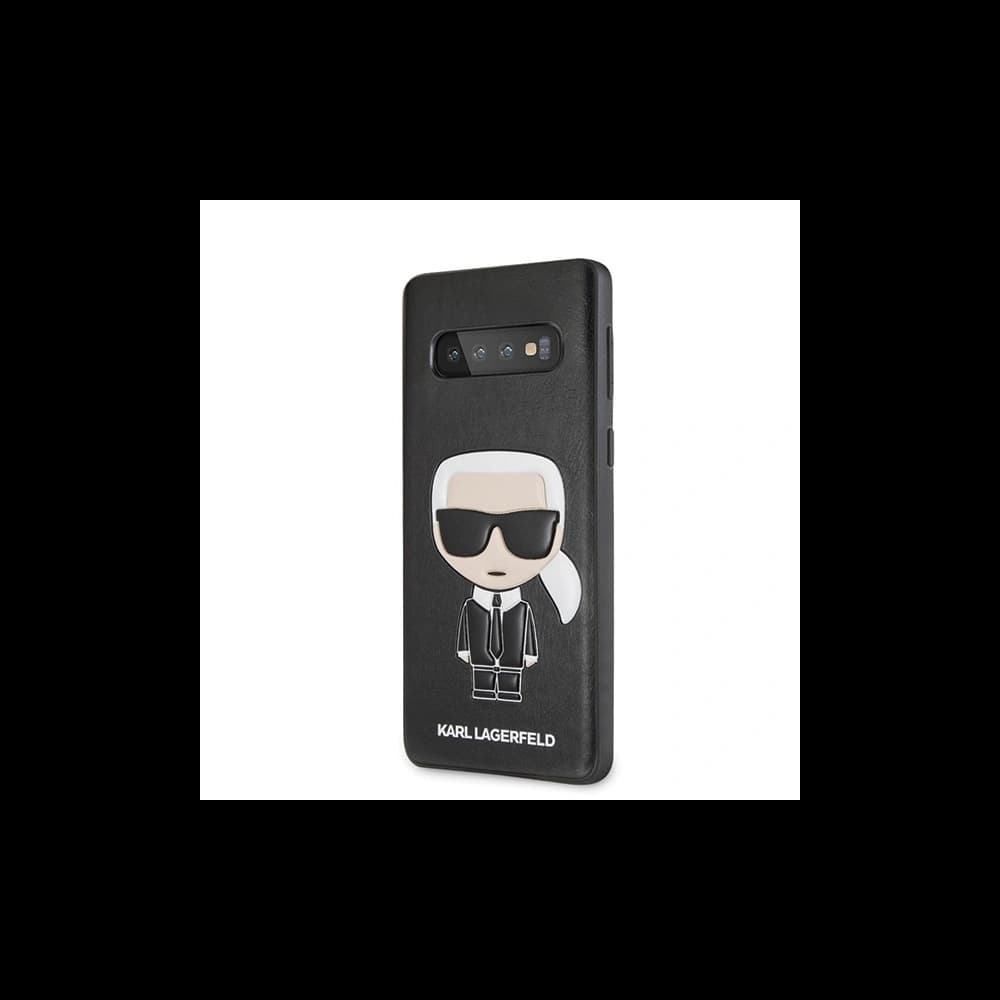 Etui Karl Lagerfeld KLHCS10IKPUBK Samsung Galaxy S10 hardcase negru/black Iconic Karl Embossed - 2