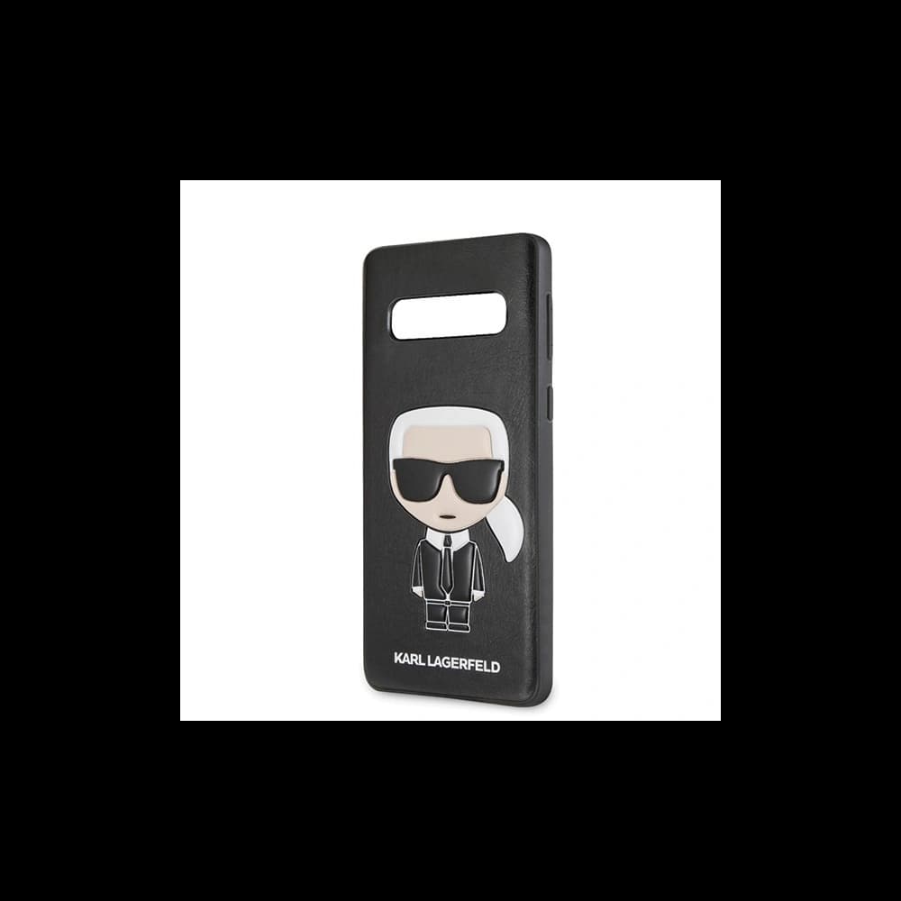 Etui Karl Lagerfeld KLHCS10IKPUBK Samsung Galaxy S10 hardcase negru/black Iconic Karl Embossed - 3
