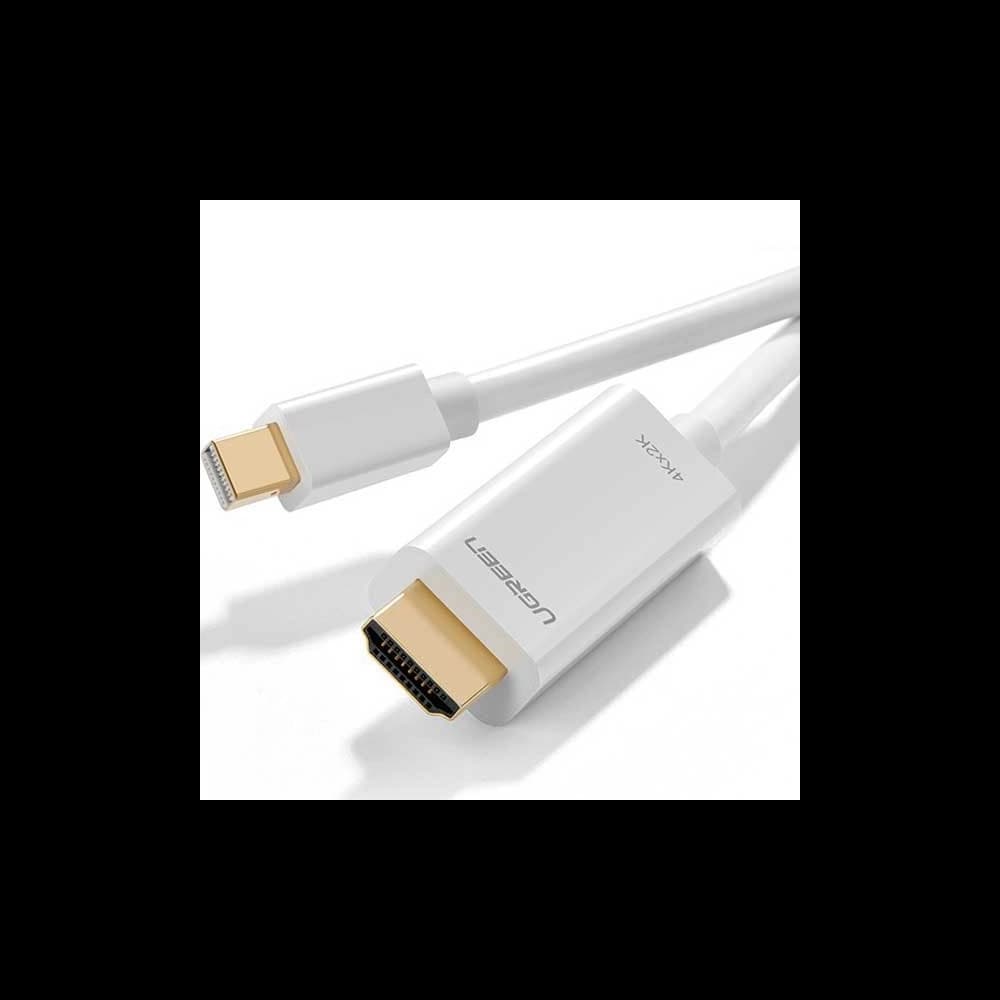 Cablu Mini DisplayPort - HDMI UGREEN MD101 4K 2m (alb) - 1