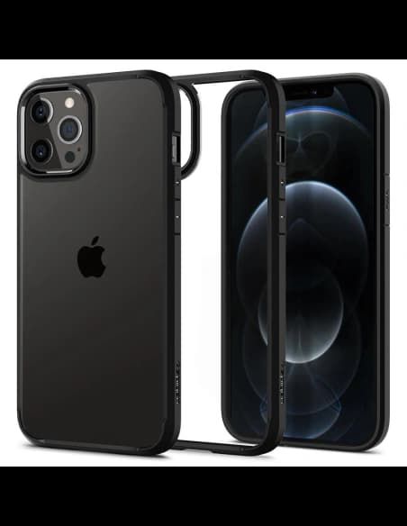 Etui Spigen Ultra Hybrid Apple iPhone 12 Pro Max Matná černá