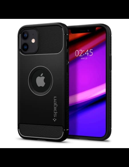 Spigen Rugged Armor Apple iPhone 12 mini Matte Black