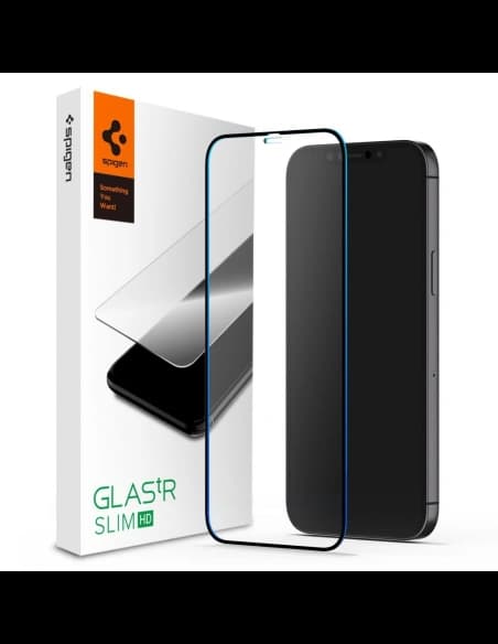 Tvrzené sklo Spigen GLAS.tR Slim Apple iPhone 12 Pro Max Black