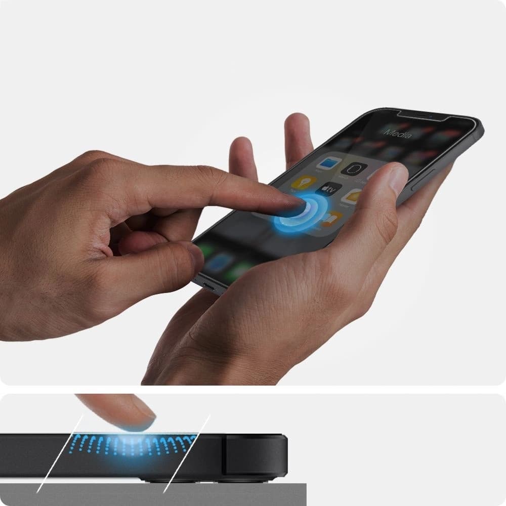 Spigen GLAS.tR ez Fit Apple iPhone 12 Mini [2 PACK] - 5