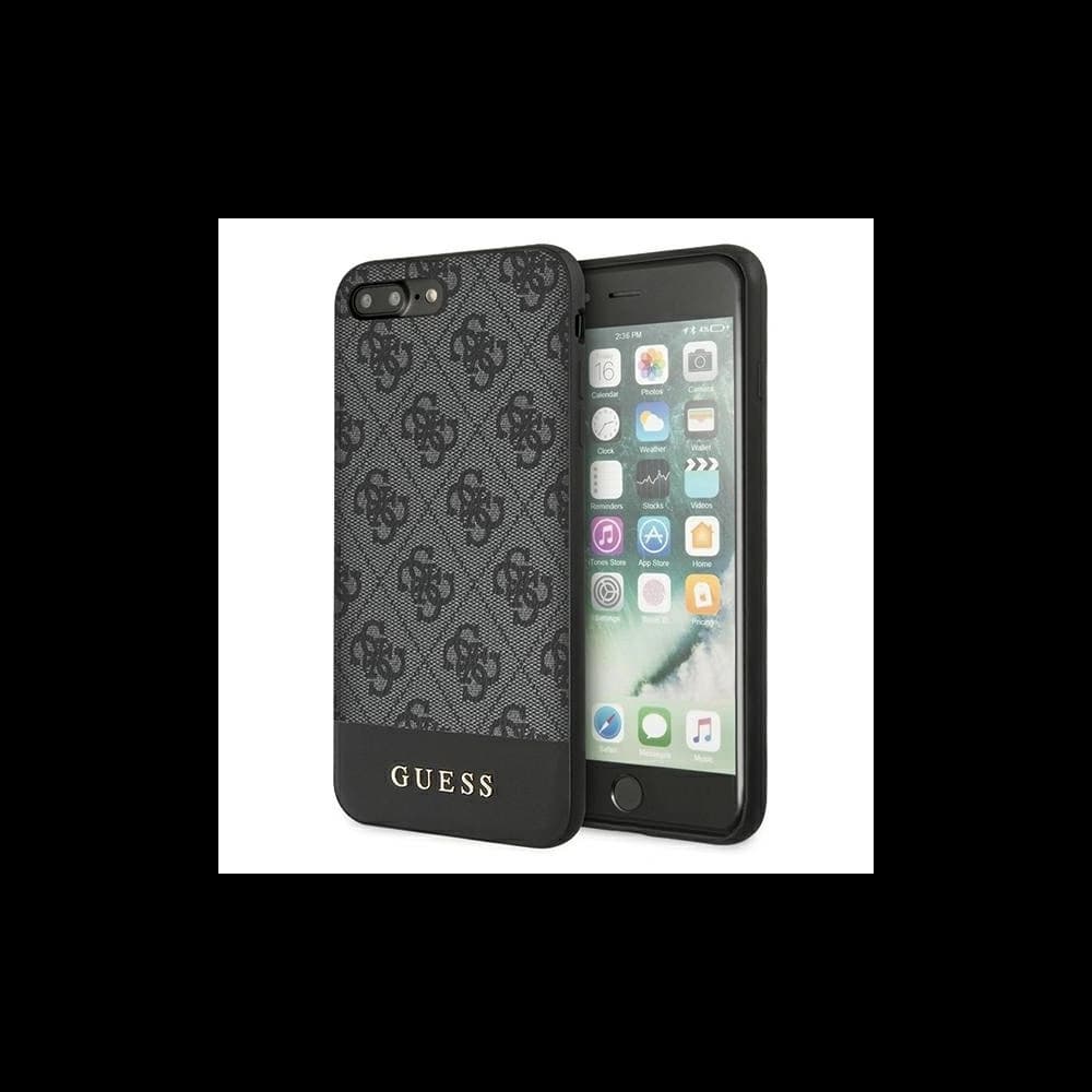 Guess GUHCI8LG4GLGR Apple iPhone 7/8 Plus šedý/grey hardcase 4G Stripe Collection