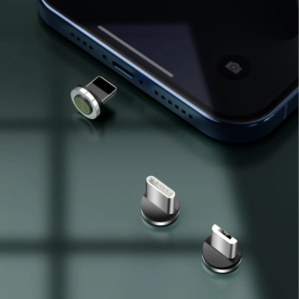 Baseus USB-Kabel Fast 4in1 USB zu USB-C / Lightning / Micro 3A 1m (grün) - 9