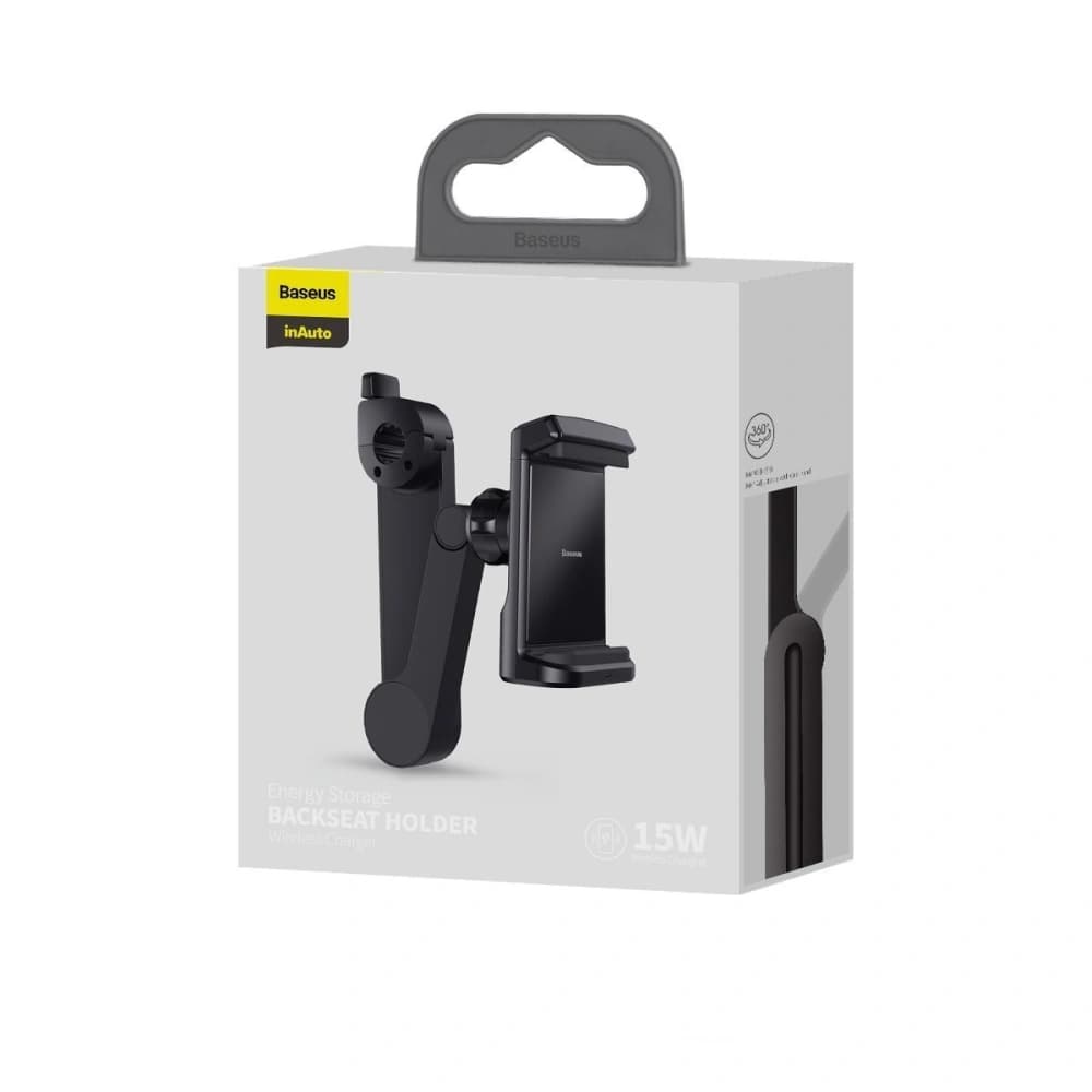 Urmă de cap pentru telefonul mobil Baseus Energy cu încărcător (Negru) - 8