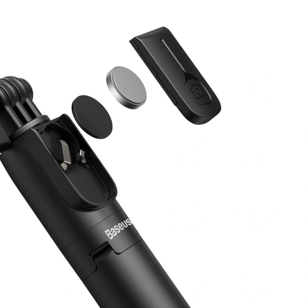 Baton selfie, trepied Bluetooth Baseus Lovely (negru) - 6