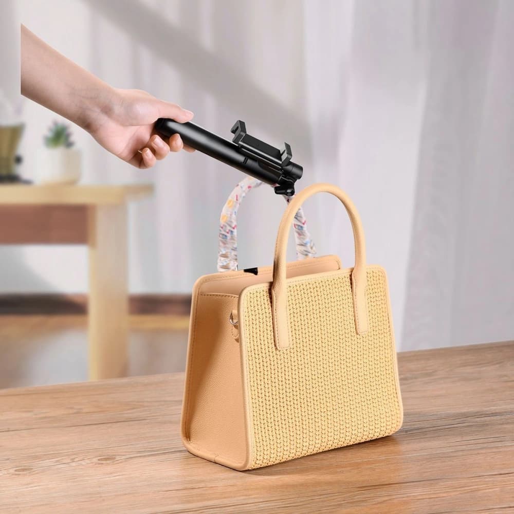 Baton selfie, trepied Bluetooth Baseus Lovely (negru) - 8