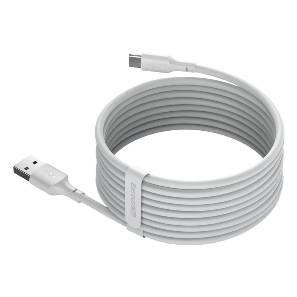Baseus 1.5m USB-C-Kabel Simple Wisdom, 40W, 5A, (weiß) 2 Stk. - 3