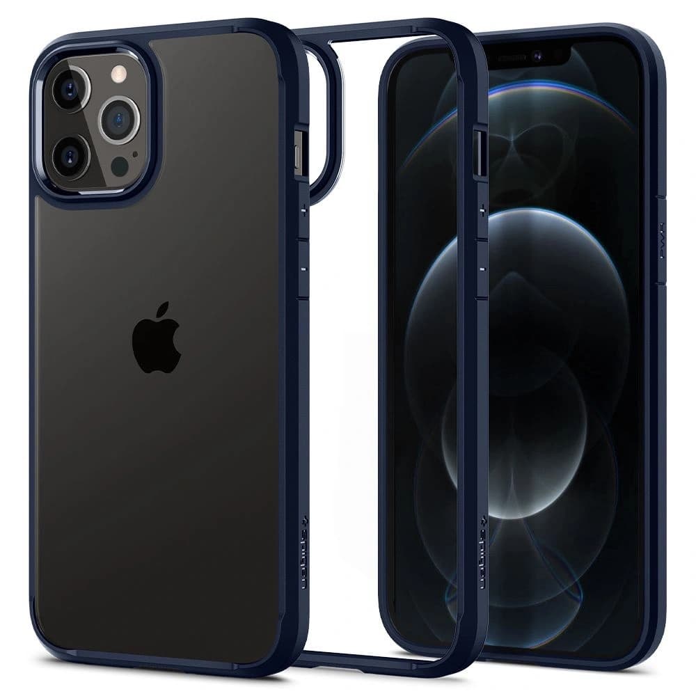 Spigen Ultra Hybrid Apple iPhone 12/12 Pro Navy Blue - 2