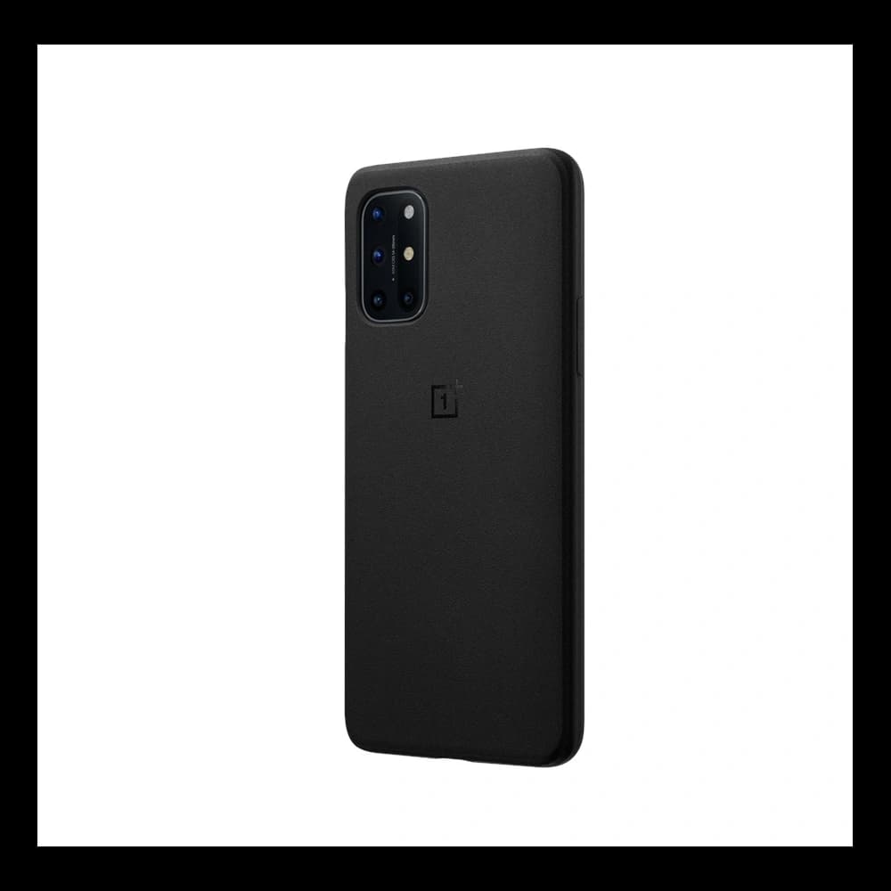 OnePlus 8T Sandstone Bumper Case Black - 1