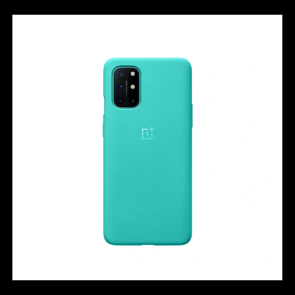 OnePlus 8T Sandstone Bumper Case Cyan - 2