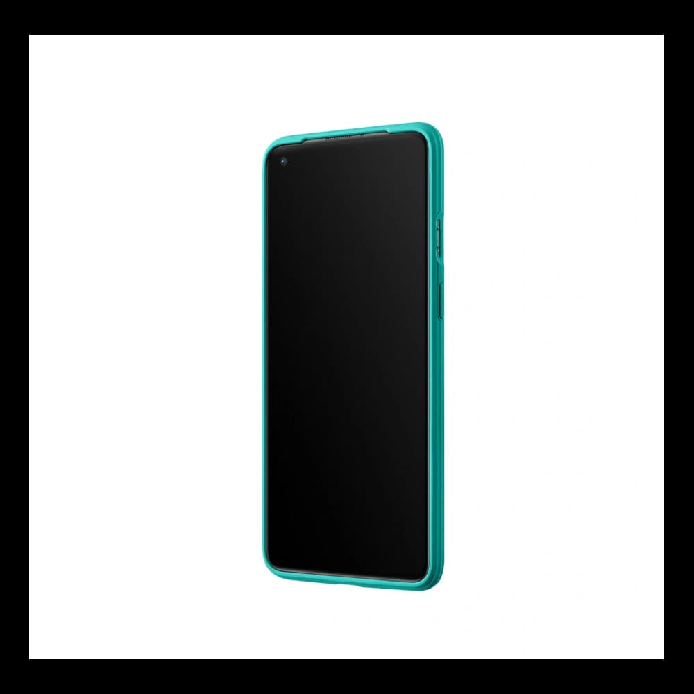 OnePlus 8T Sandstone Bumper Case Cyan - 4