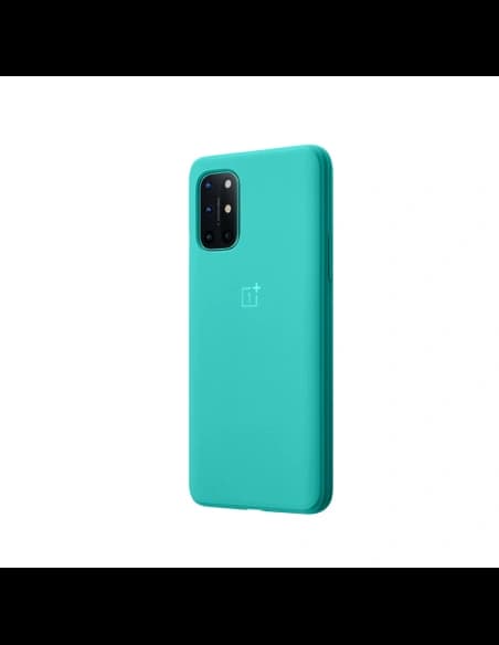 OnePlus 8T Sandstone Bumper Case Cyan