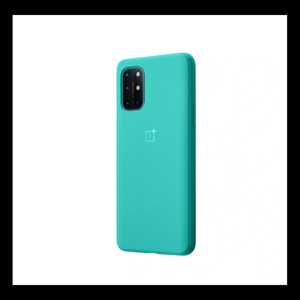 OnePlus 8T Sandstone Bumper Case Cyan - 1