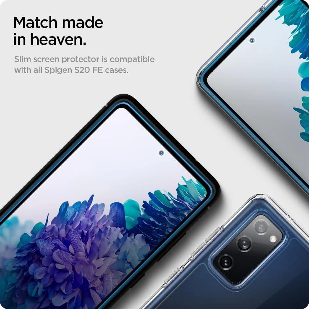 Spigen GLAS.tR Slim Samsung Galaxy S20 FE Black - 5