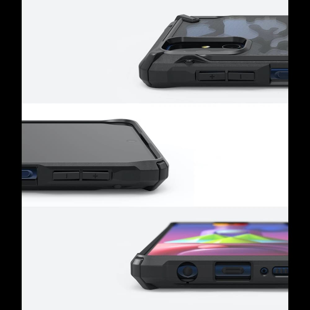 Etui Ringke Fusion-X Samsung Galaxy M51 Fekete - 5