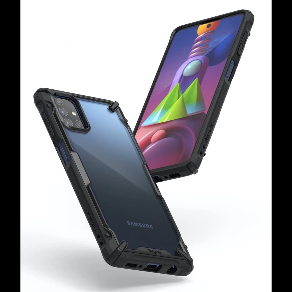 Etui Ringke Fusion-X Samsung Galaxy M51 Fekete - 6