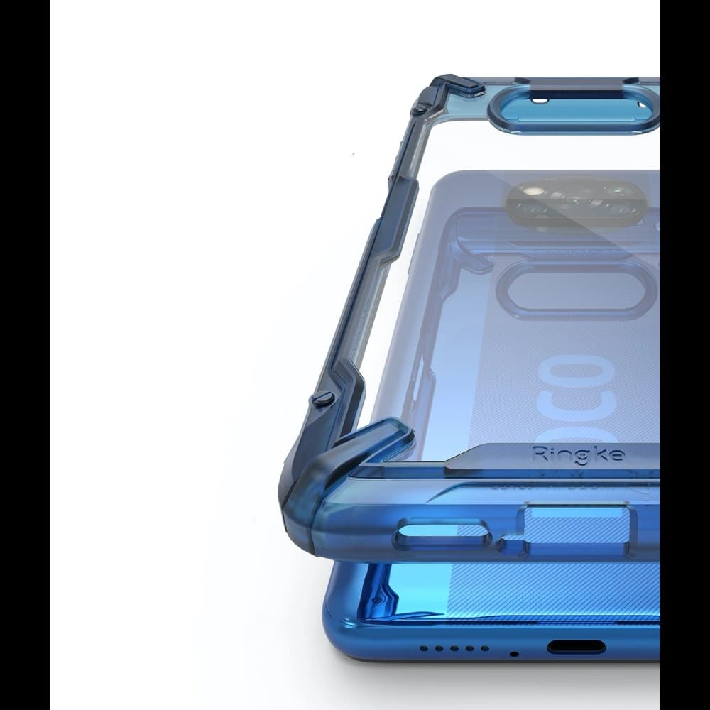 Etui Ringke Fusion-X Pocophone X3/Pro/NFC Negru - 5