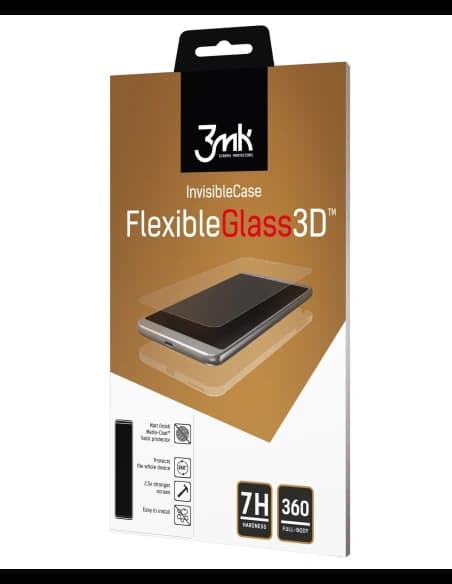 Szkło hybrydowe 3MK FlexibleGlass 3D + Folia High-Grip Samsung Galaxy A8 2018