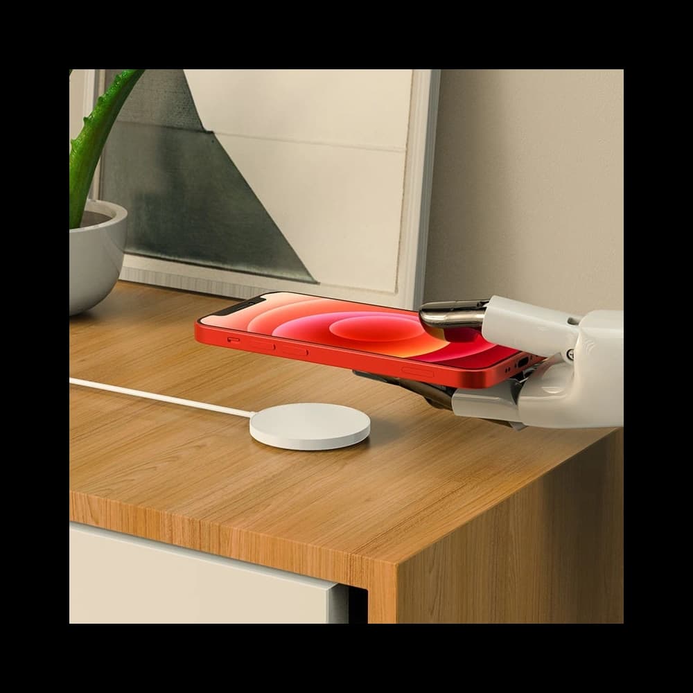 Hoco CW28 vezeték nélküli töltő MagSafe 15W fehér színben - 6