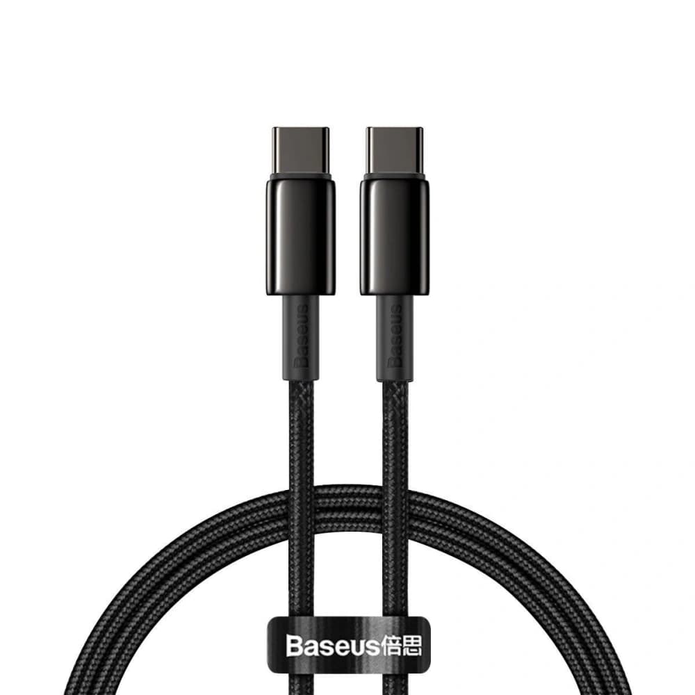 Baseus Tungsten Gold Cable Type-C to Type-C 100W 2m (black) - 1