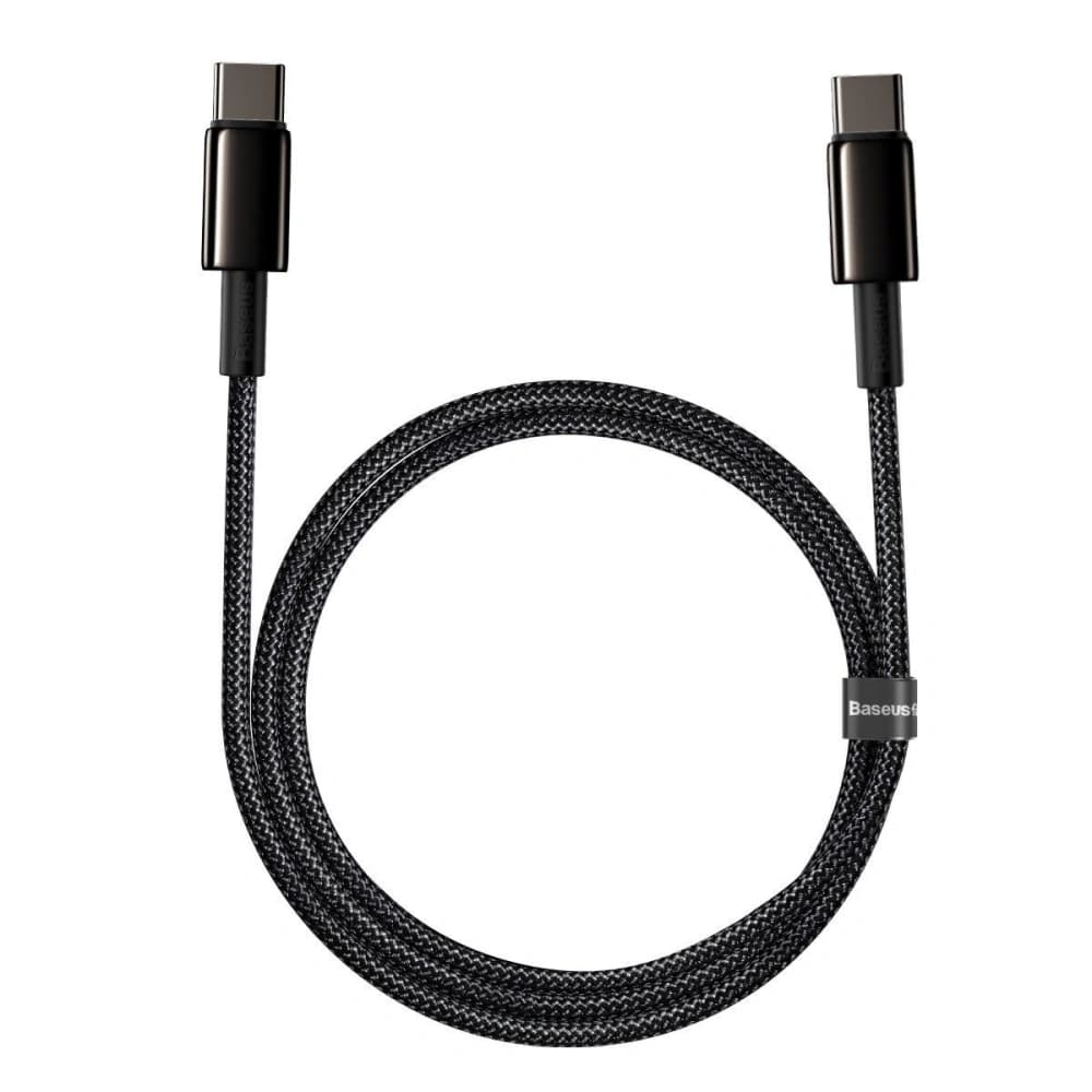 Baseus Tungsten Gold Cable Type-C to Type-C 100W 2m (black) - 5