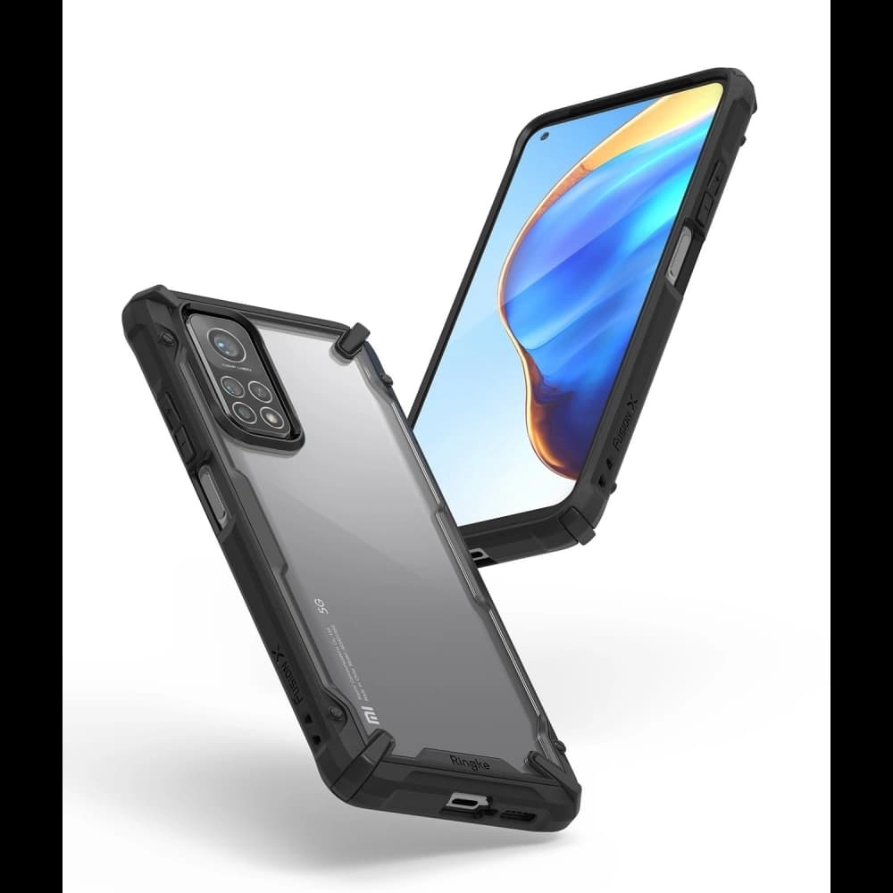 Ringke Xiaomi Tasche Fusion-X Mi 10T/Pro Camo (Moro) Schwarz - 3