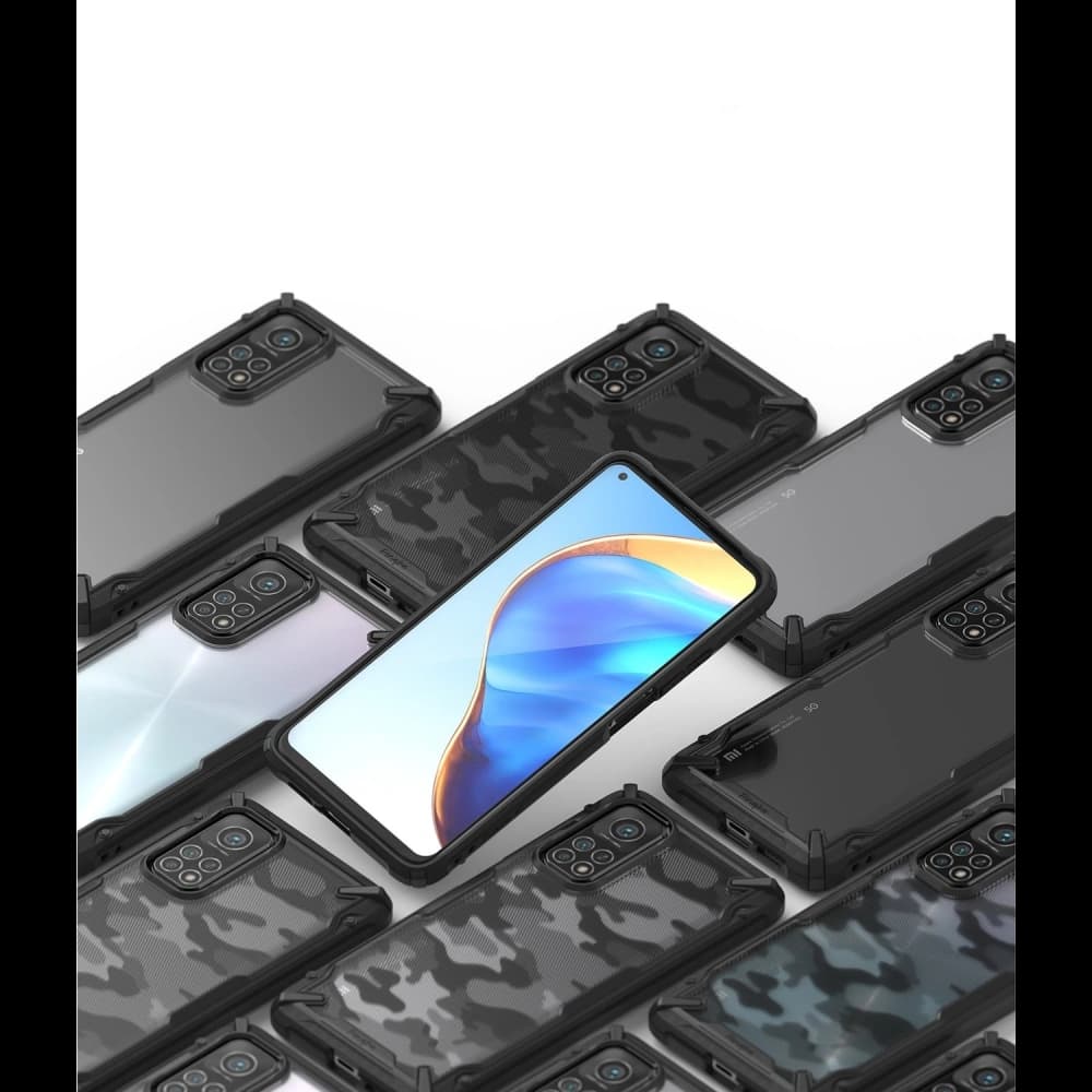 Ringke Xiaomi Tasche Fusion-X Mi 10T/Pro Camo (Moro) Schwarz - 7