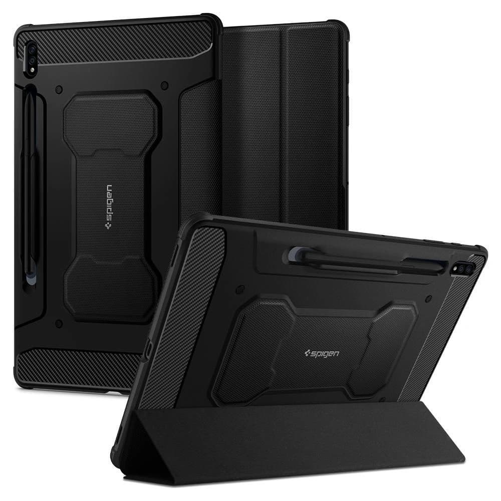 Etui Spigen Rugged Armor Pro Samsung Galaxy Tab S7/S8 11 Fekete