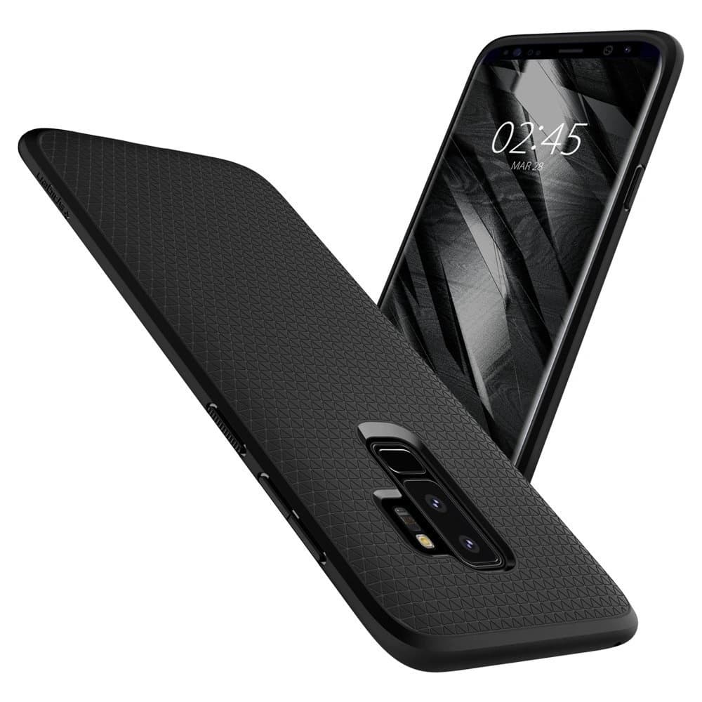 Tok Spigen Liquid Air Armor Samsung Galaxy S9 Plus Fekete - 8