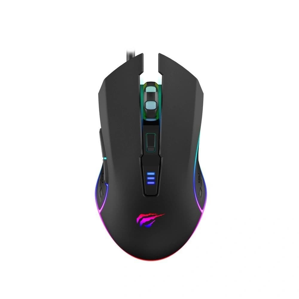 Gaming mouse Havit GAMENOTE MS1018 RGB 1000-3200 DPI