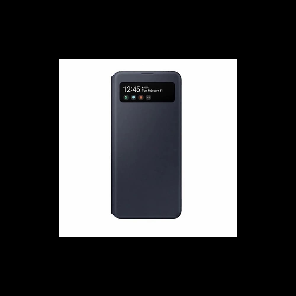Samsung Gehäuse Galaxy A41 EF-EA415PB schwarz/schwarz S View Wallet Cover